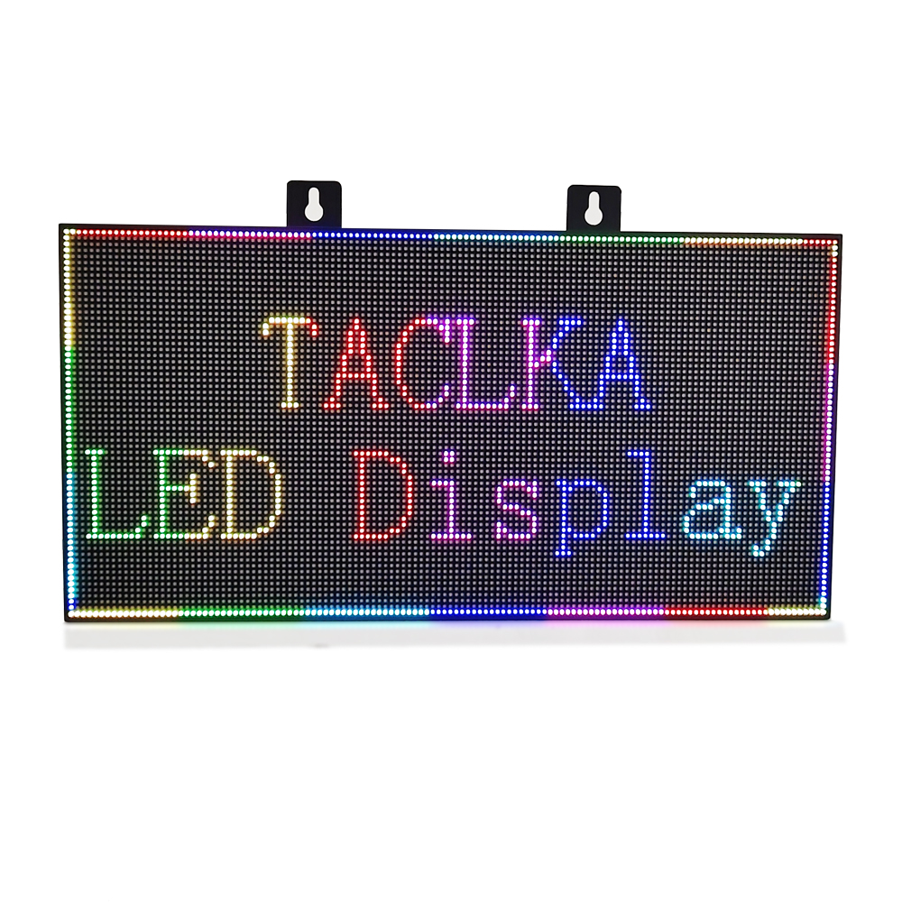 A1 LED Billboard indoor RGB programmable LED sign advertising word board scrolling Message display（32*16cm）
